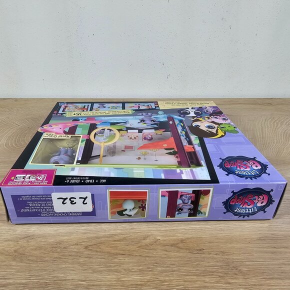 Hasbro Littlest Pet Shop Pawza Pool Style Set #3835 Harriet Grand Hippo NEW LPS - Picture 8 of 8